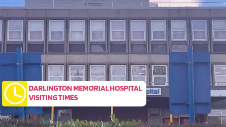 Darlington Memorial Hospital Visiting Times