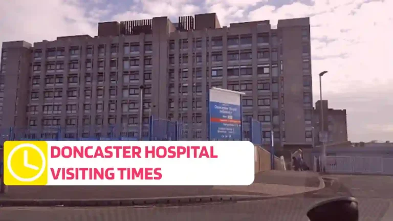 Doncaster Hospital Visiting Times