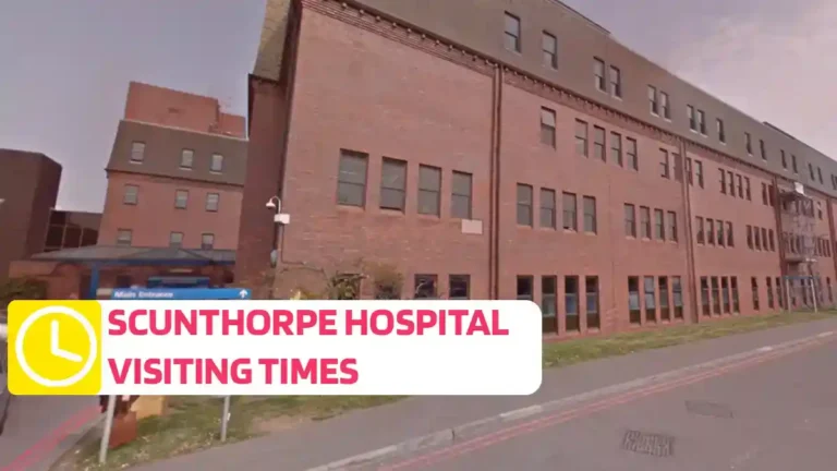 Scunthorpe Hospital Visiting Times