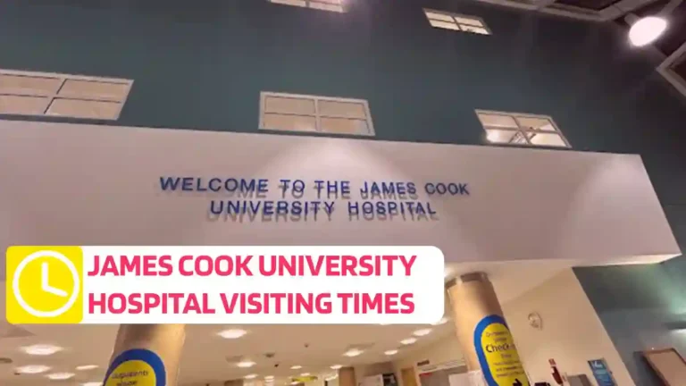 James Cook University Hospital Visiting Times