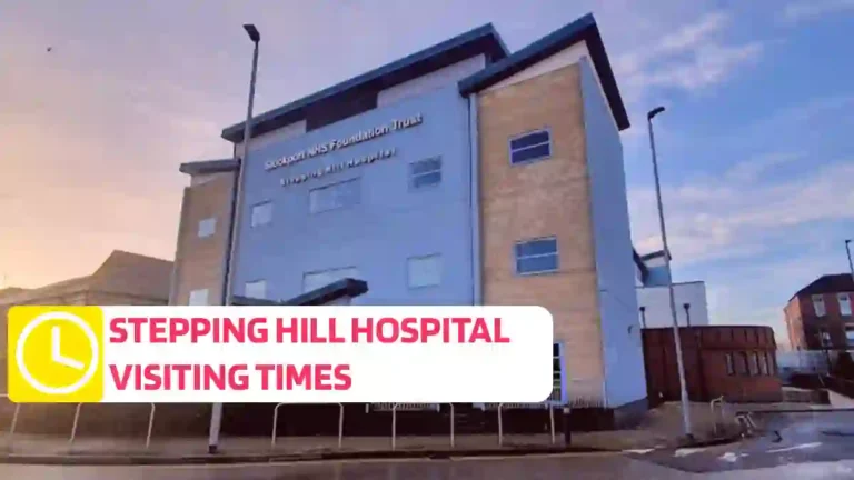 Stepping Hill Hospital Visiting Times