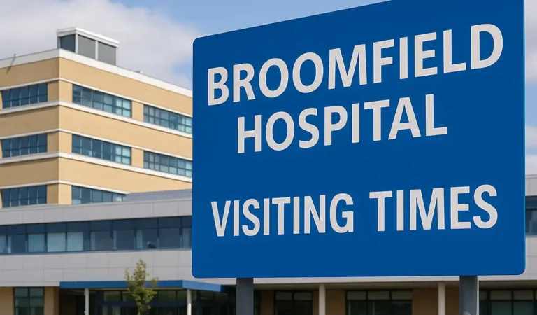 Broomfield Hospital Visiting Times