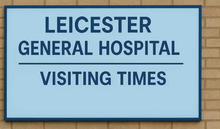Leicester General Hospital Visiting Times