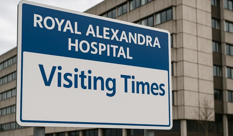 RAH Hospital Paisley Visiting Times