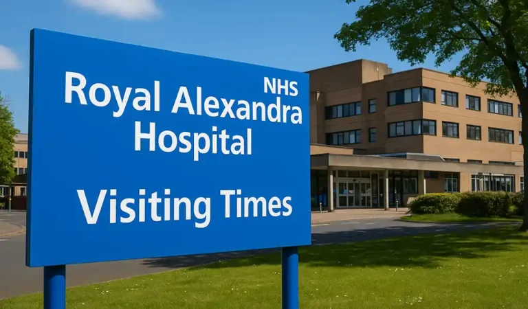 Royal Alexandra Hospital Visiting Times